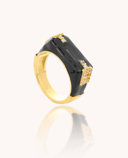 Victorian Enamel Ring
