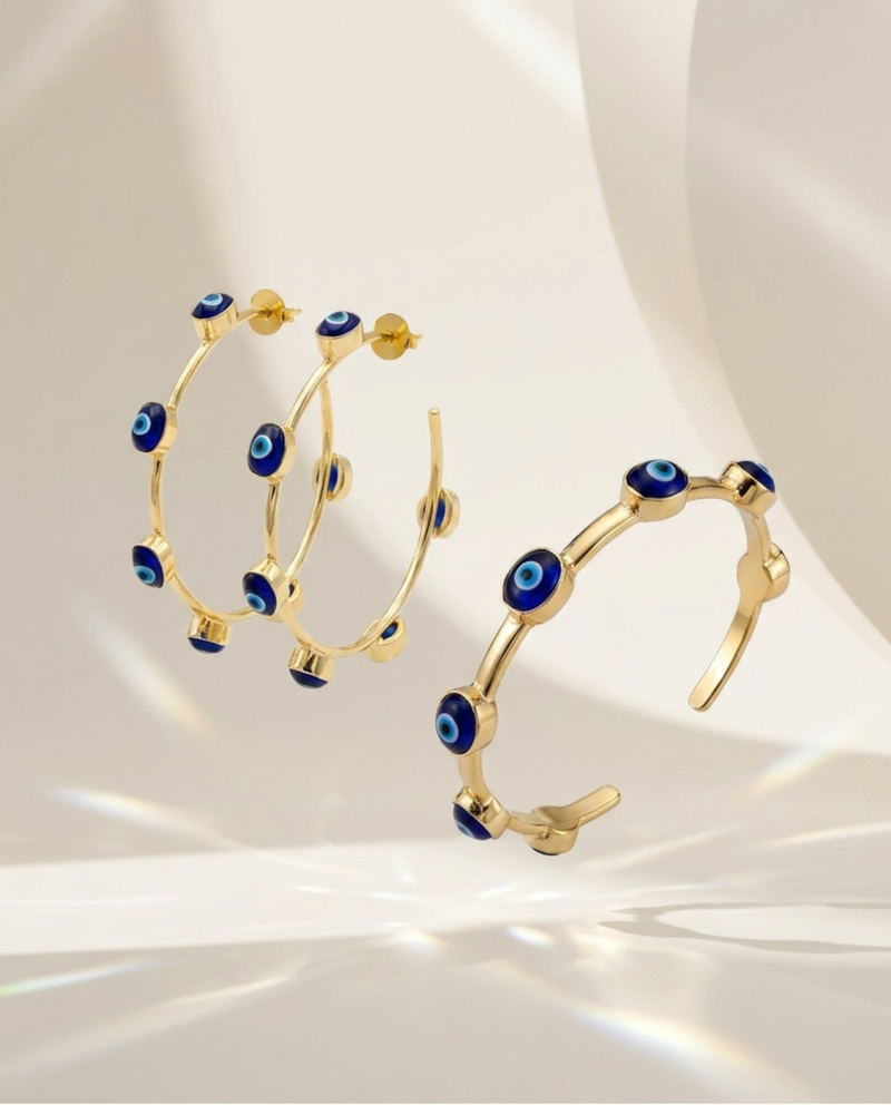Nazar Hoop + Nazar Hand Cuff