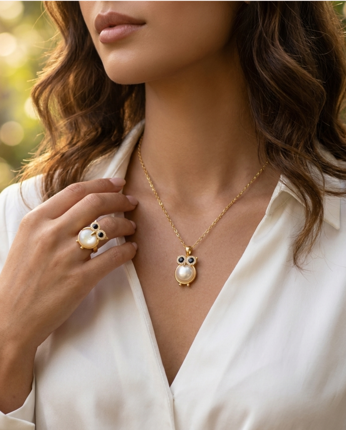 Hedwig Pendant + Hedwig Ring