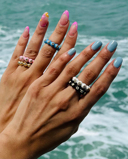 Audrey Enamel Rings