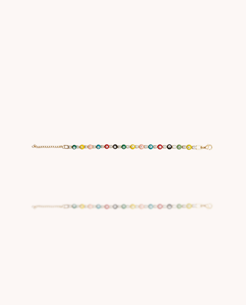 Evil Eye Tennis Bracelet