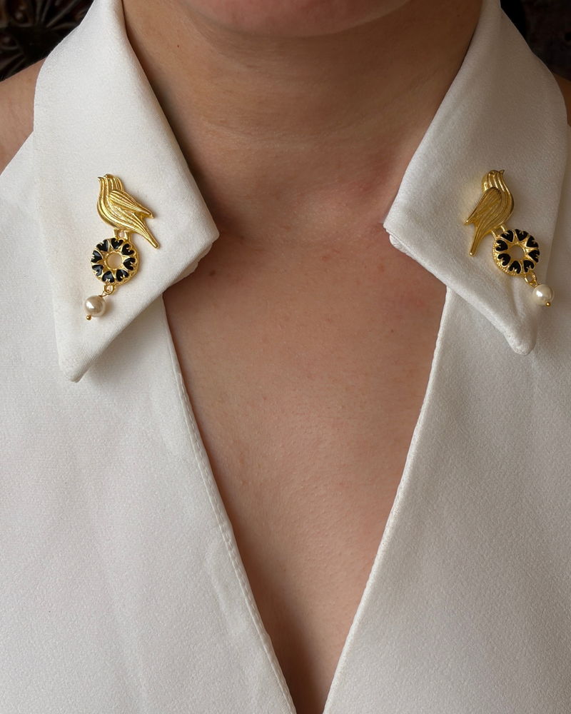 Dilruba Bird Brooch