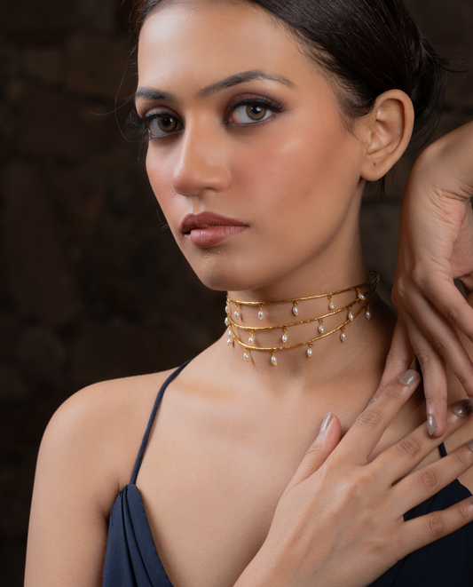 pearl choker