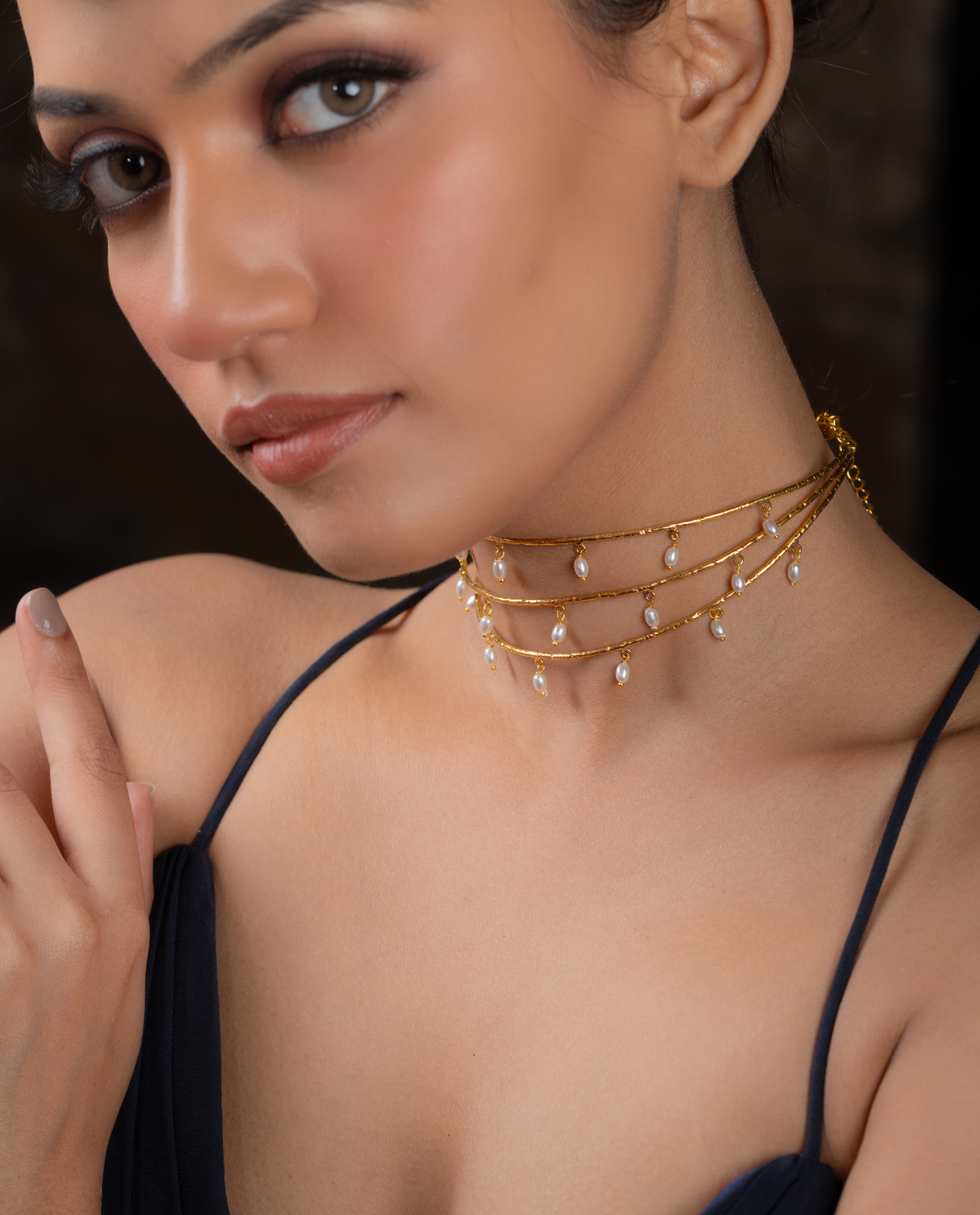 pearl choker