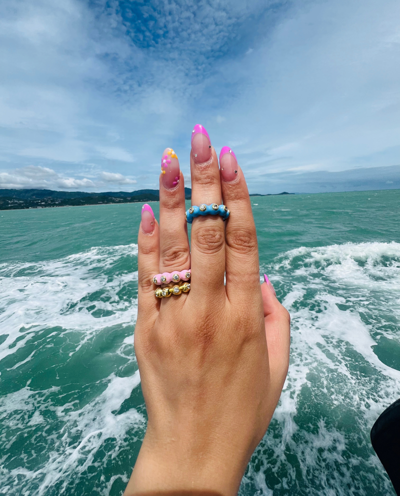 Audrey Enamel Ring