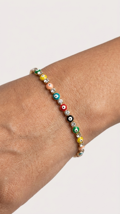 Evil Eye Tennis Bracelet