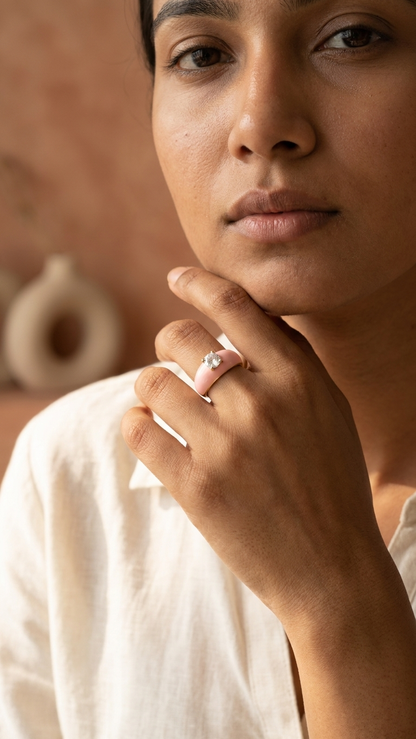 Zircon Ring Adjustable