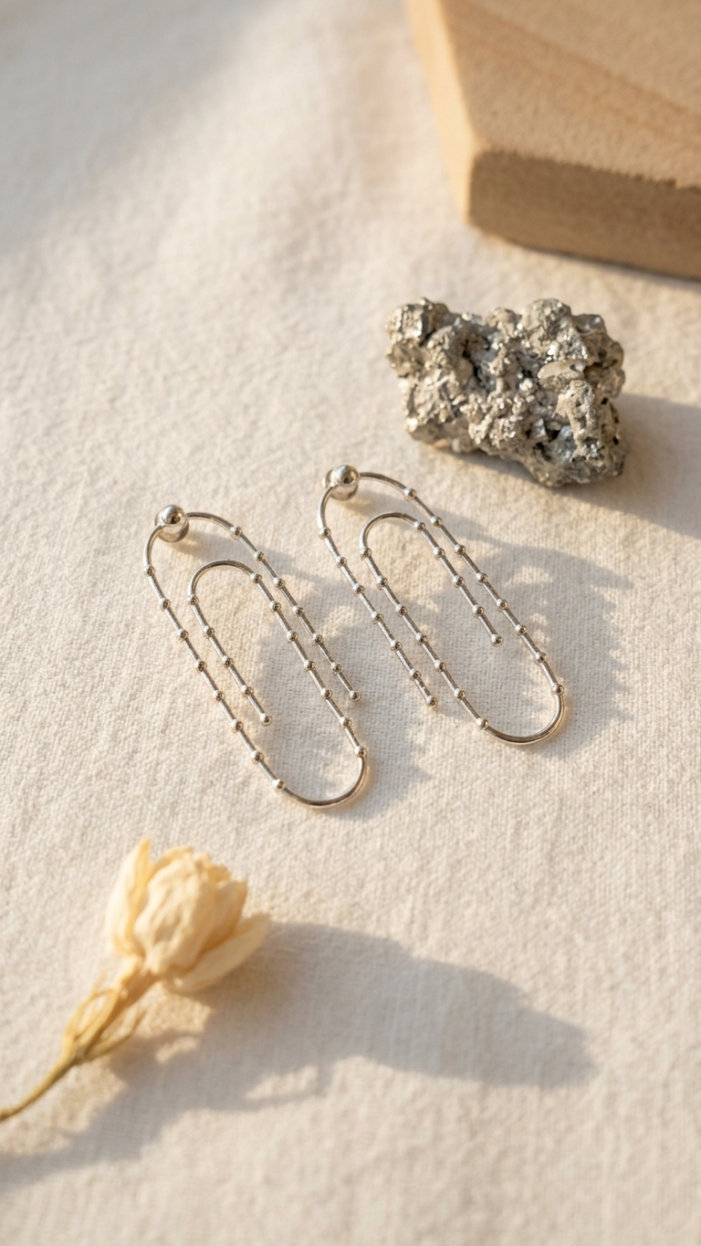 Paper Clip Earrings