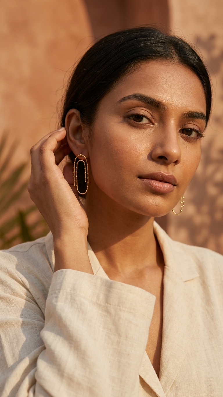 Paper Clip Earrings