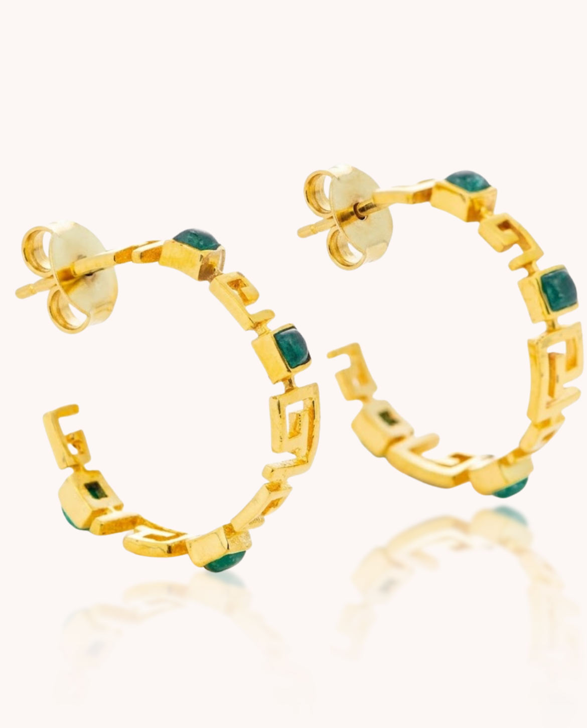 Athena Stone Hoop