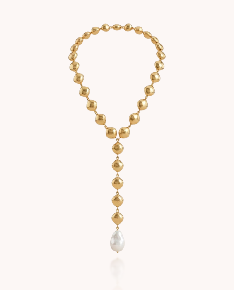 Beads Plunge Necklace