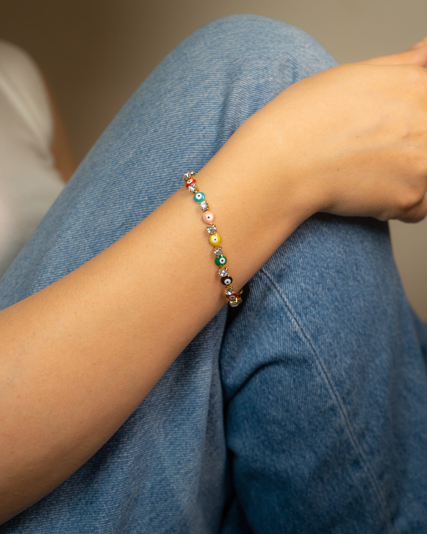 Evil Eye Tennis Bracelet