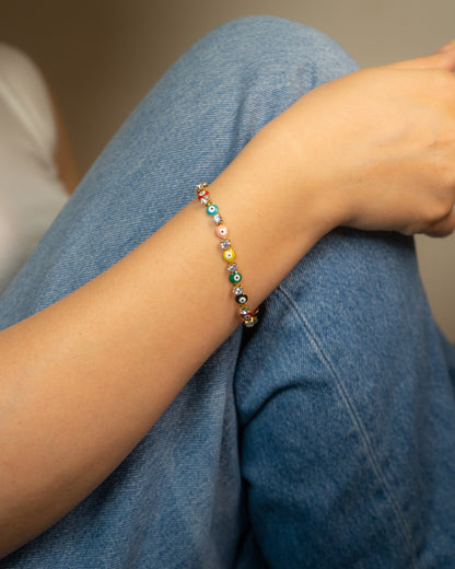 Evil Eye Tennis Bracelet