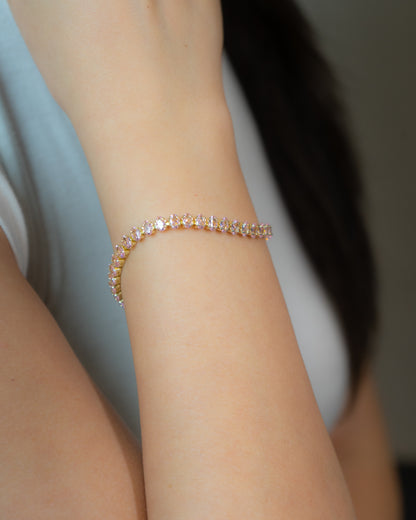 Olive Tennis Bracelet