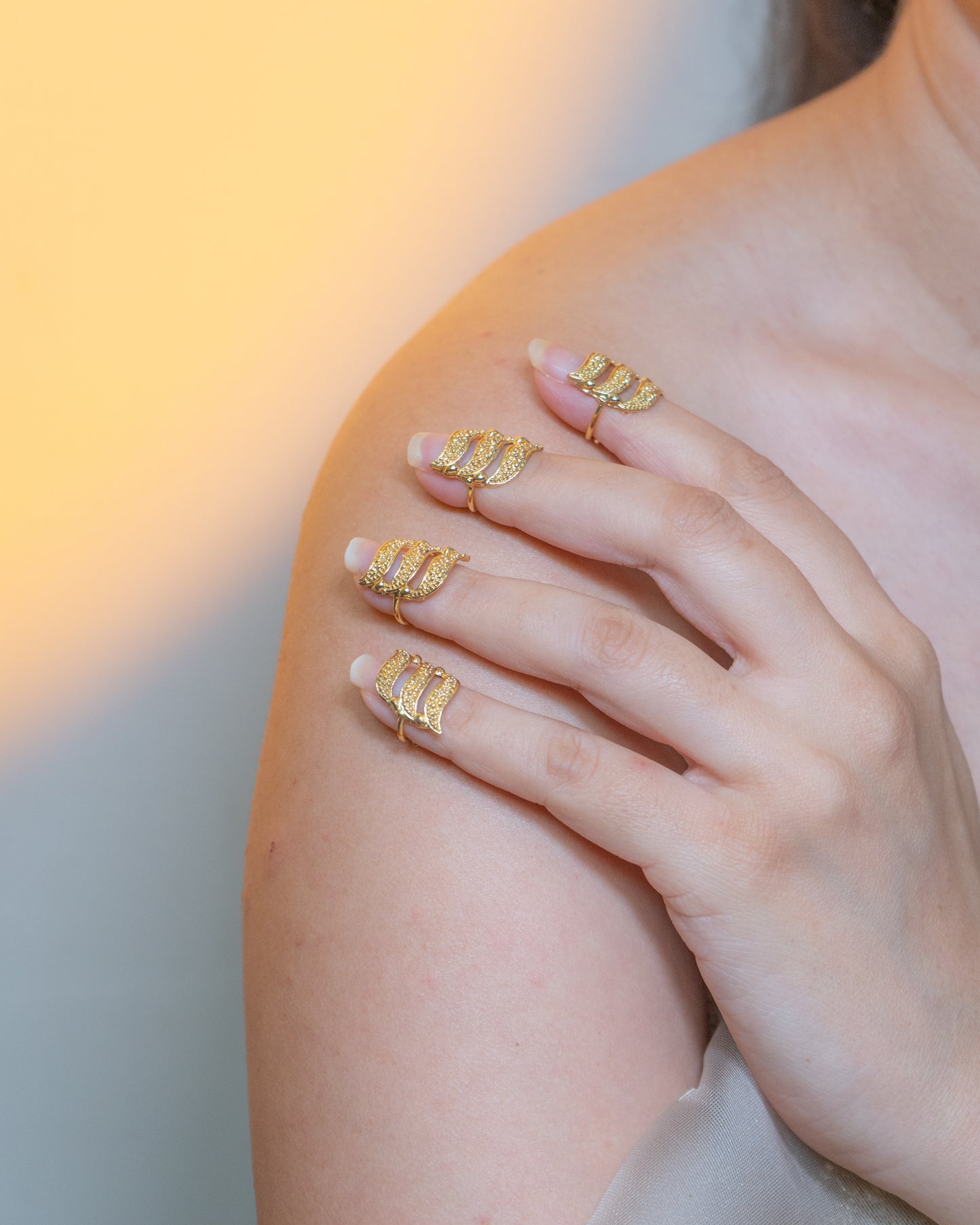 Mahfuz Nail Ring Set Of 2