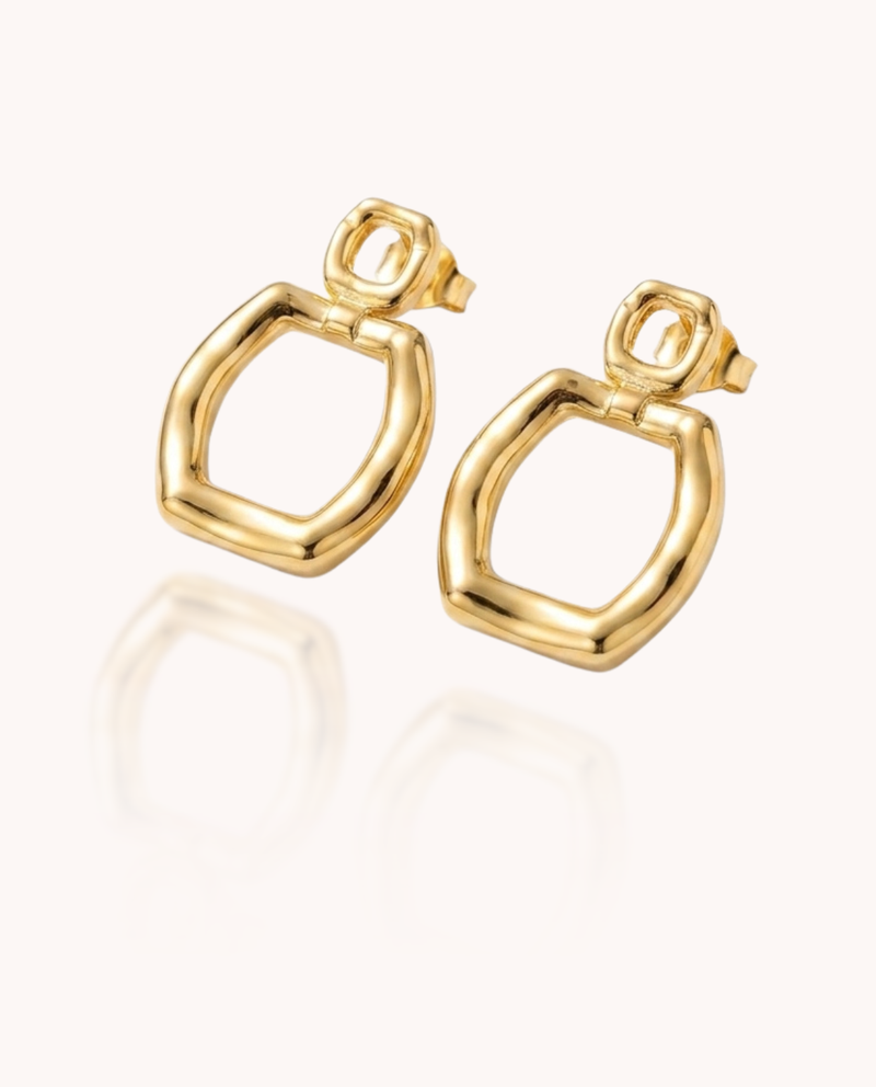 Revolte gold earrings