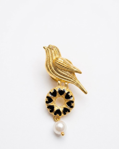 Dilruba Bird Brooch