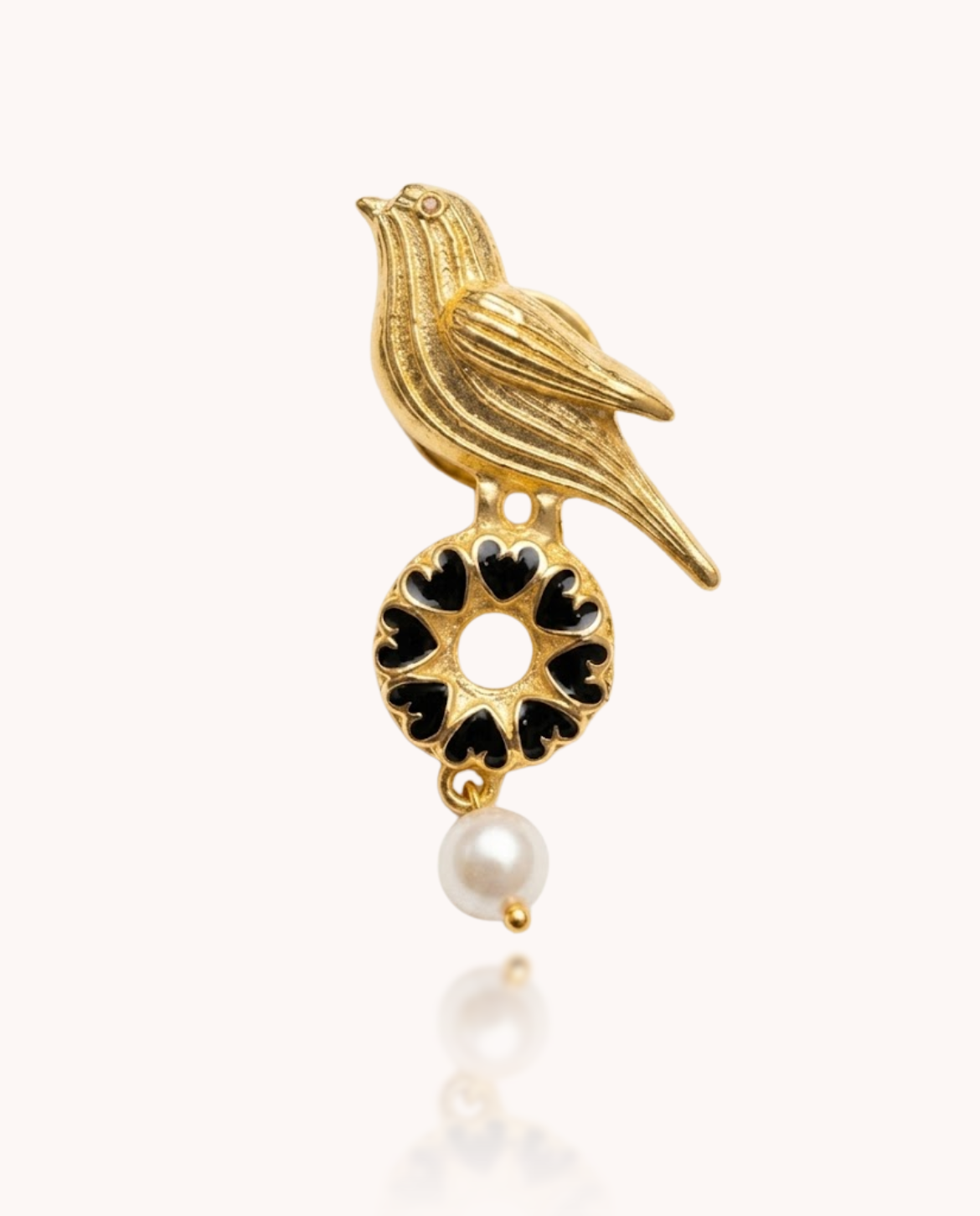 Dilruba Bird Brooch