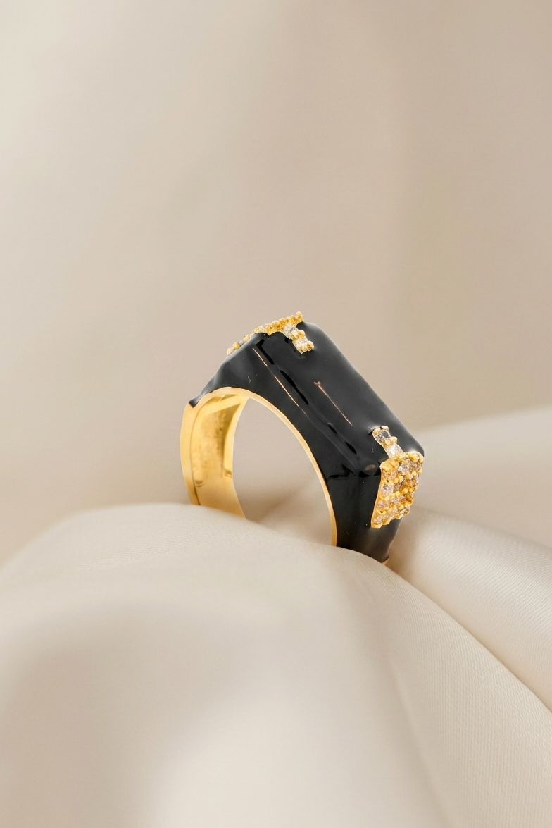 Victorian Enamel Ring