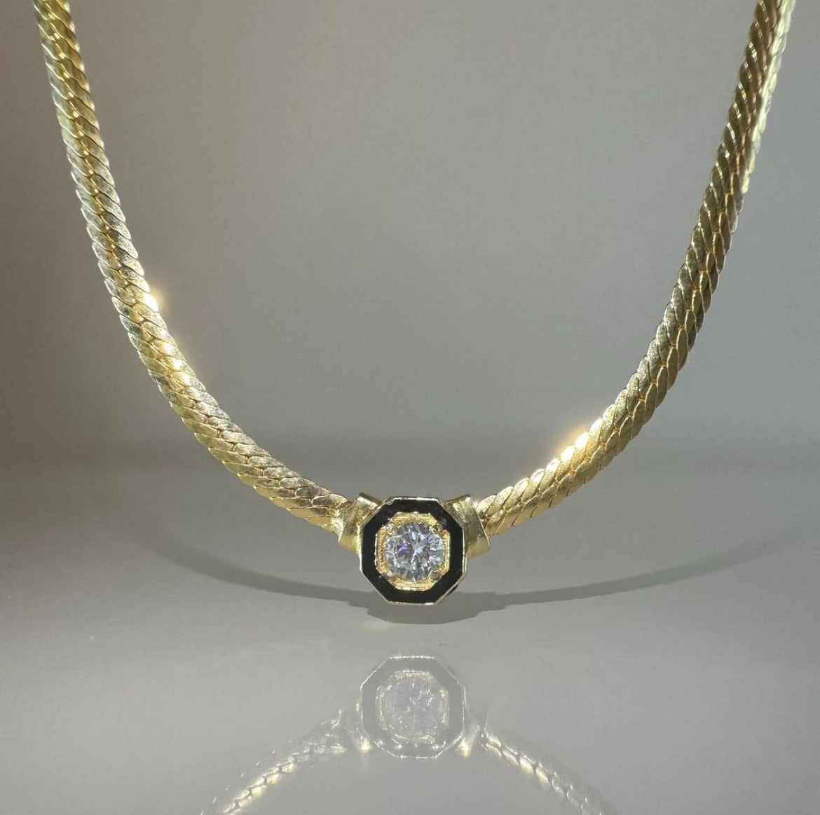 retro baggette chain