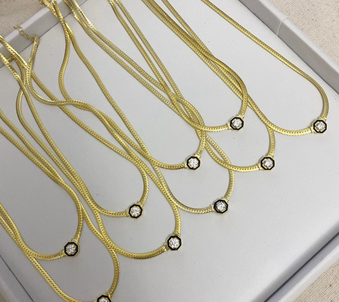 retro baggette chain