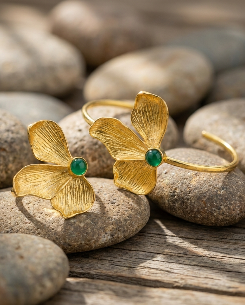 Leafy Bracelet + Leafy Ring