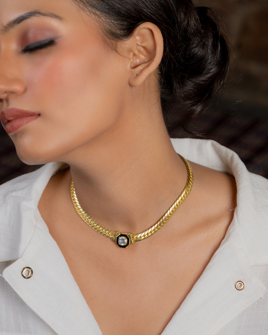 retro baggette chain