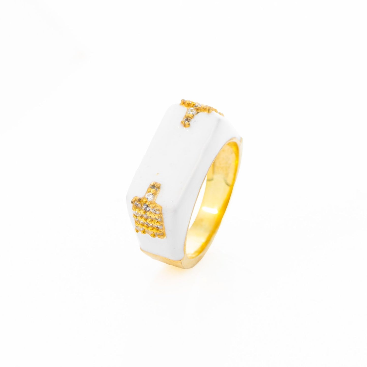 Victorian enamel ring