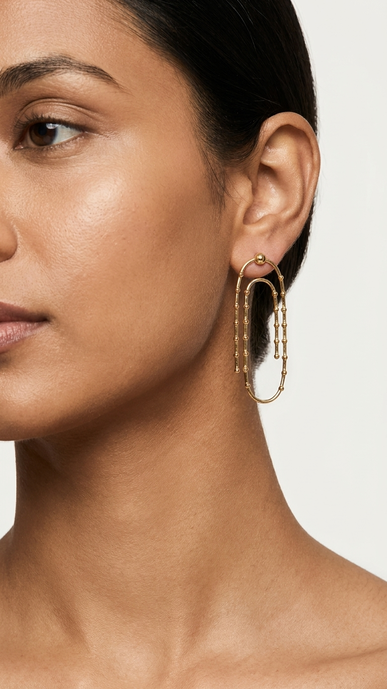 Paper Clip Earrings