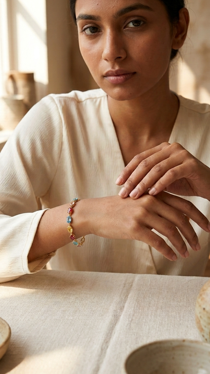 Gem Confetti Bracelet