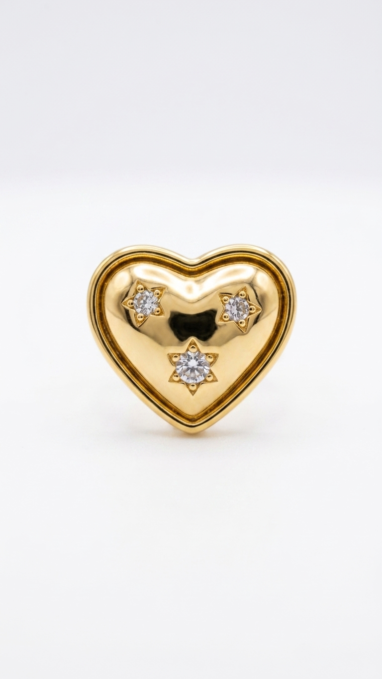 Heart Earcuff Single Piece