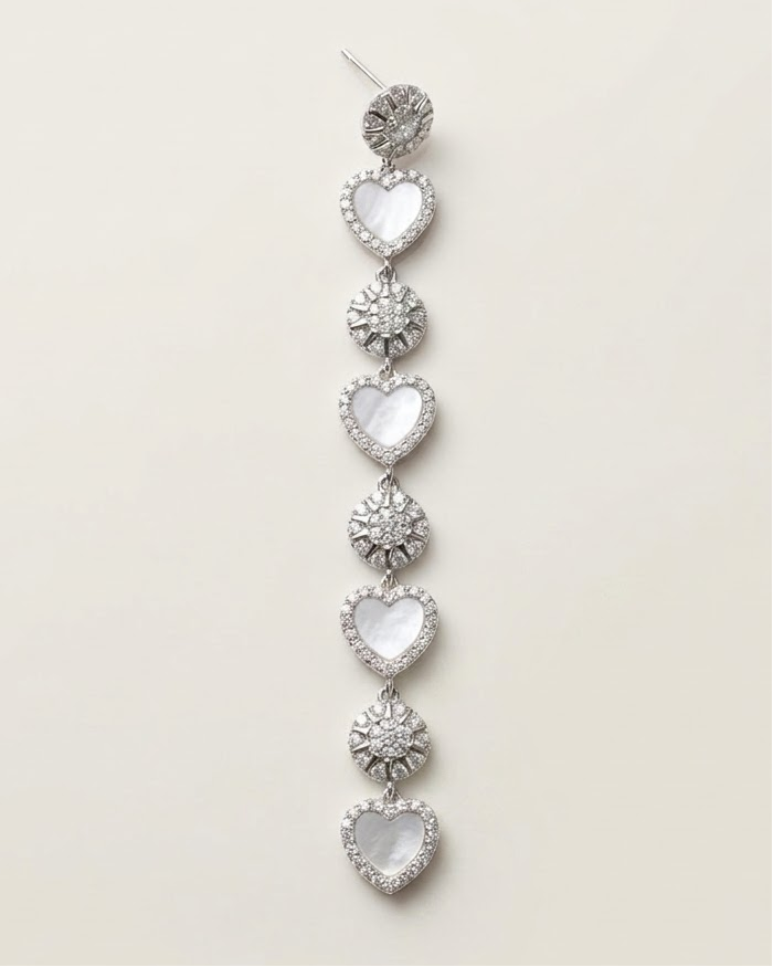 Heart Mop Earrings