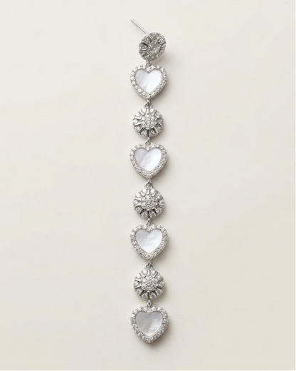 Heart Mop Earrings