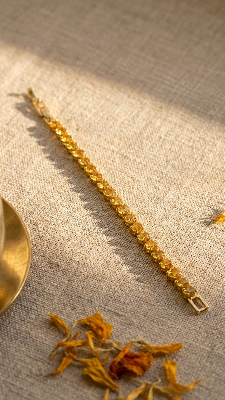 Marigold Hearts Bracelet