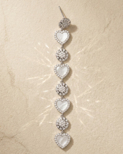 Heart Mop Earrings