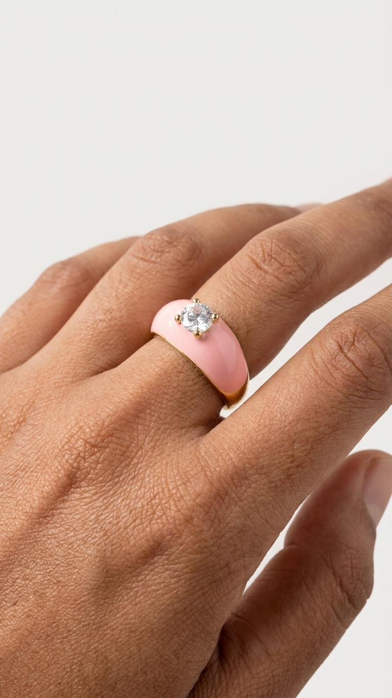 Zircon Ring Adjustable