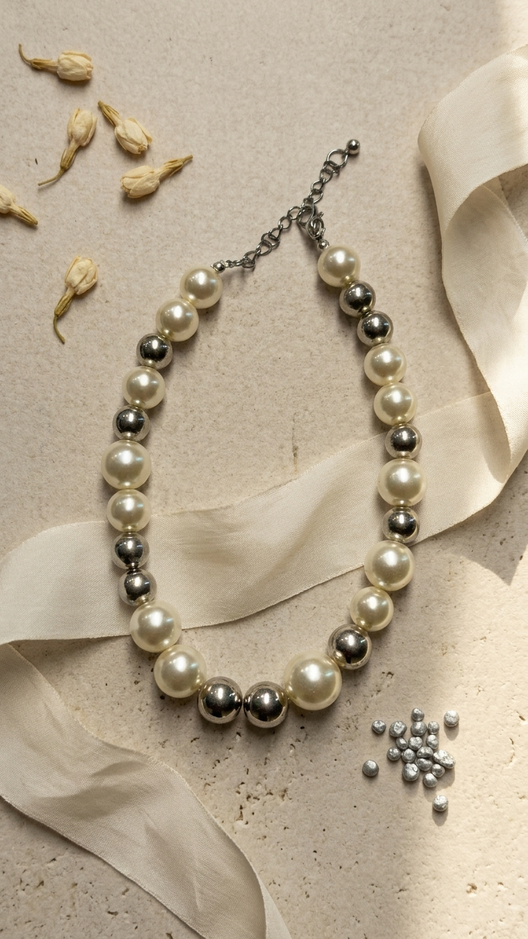Bali Pearl Choker (Shell pearls)