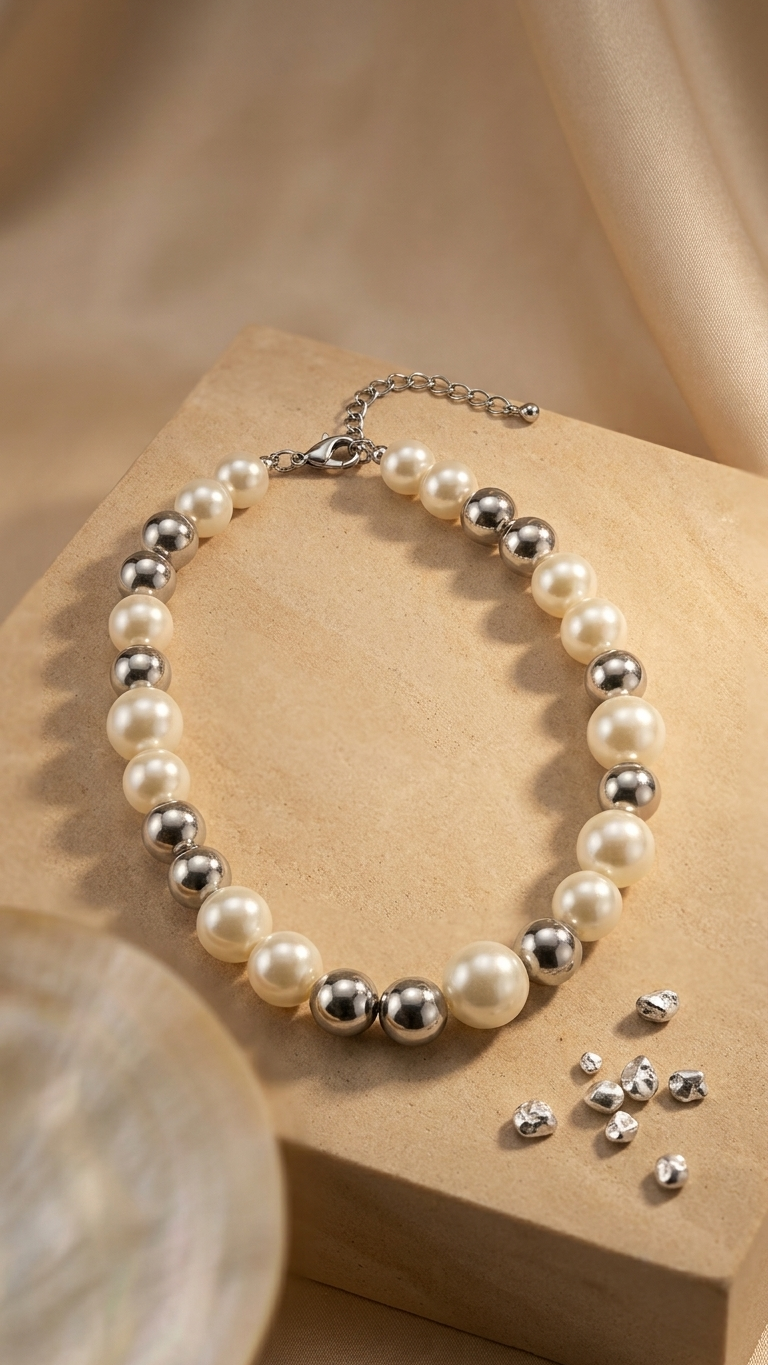 Bali Pearl Choker (Shell pearls)