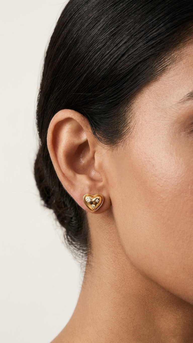 Heart Earcuff Single Piece
