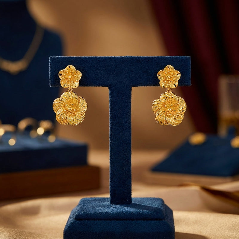 Two Flower earrings