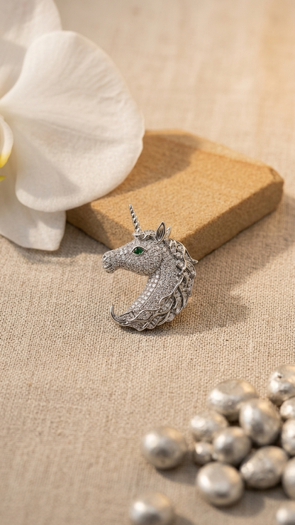 Unicorn Brooch