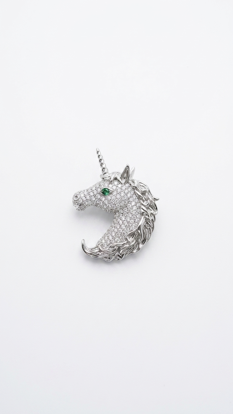 Unicorn Brooch